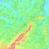 Mapa topográfico Zalău, altitude, relevo