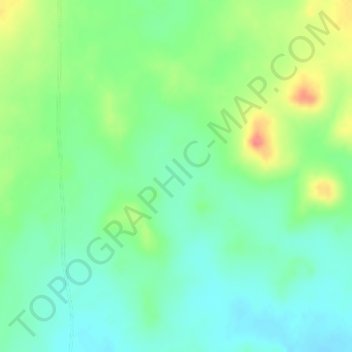Mapa topográfico Bendleby, altitude, relevo