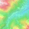 Mapa topográfico Le Chef-lieu, altitude, relevo