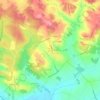 Mapa topográfico Le Colombier, altitude, relevo