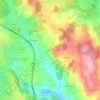 Mapa topográfico Civergols, altitude, relevo