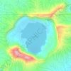 Mapa topográfico Taal Volcano, altitude, relevo