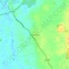 Mapa topográfico Long Riston, altitude, relevo