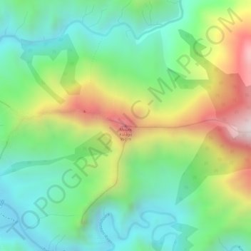 Mapa topográfico Mount Kulago, altitude, relevo