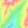 Mapa topográfico MIrador El Olivillo, altitude, relevo