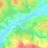 Mapa topográfico Le Limouzin, altitude, relevo