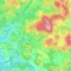 Mapa topográfico Le Grand Chiroux, altitude, relevo