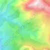 Mapa topográfico Olcani, altitude, relevo
