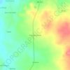 Mapa topográfico Chapada Grande, altitude, relevo