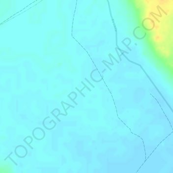 Mapa topográfico Litoral, altitude, relevo