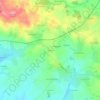 Mapa topográfico La Jarrie, altitude, relevo