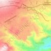 Mapa topográfico Las Lagunas, altitude, relevo