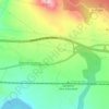 Mapa topográfico San Roque, altitude, relevo
