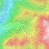Mapa topográfico Spiazzi, altitude, relevo