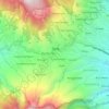 Mapa topográfico Ngablak, altitude, relevo