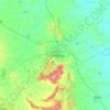 Mapa topográfico Chitradurga, altitude, relevo