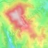 Mapa topográfico Rochefort, altitude, relevo