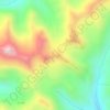 Mapa topográfico CU-1453, altitude, relevo