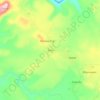 Mapa topográfico Zava, altitude, relevo