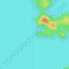 Mapa topográfico Proudfoot Point, altitude, relevo