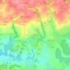 Mapa topográfico La Villeneuve Zinsec, altitude, relevo