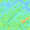 Mapa topográfico Itapeúna, altitude, relevo