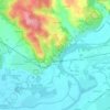 Mapa topográfico Le Sud, altitude, relevo