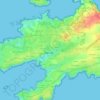 Mapa topográfico Kernigou, altitude, relevo