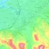 Mapa topográfico La Faïencerie, altitude, relevo