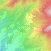 Mapa topográfico Grand Matouba, altitude, relevo