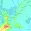 Mapa topográfico A Bouza, altitude, relevo