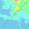 Mapa topográfico Magsaysay, altitude, relevo