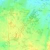 Mapa topográfico La Milsandrie, altitude, relevo