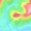 Mapa topográfico Le Petit Mont d'Amance, altitude, relevo