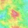 Mapa topográfico Chateauvieux, altitude, relevo