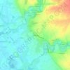 Mapa topográfico Les Échelles, altitude, relevo