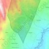 Mapa topográfico Salu Dewata, altitude, relevo