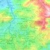 Mapa topográfico Aurora Hill North Central, altitude, relevo