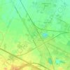 Mapa topográfico Bargellino, altitude, relevo