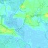 Mapa topográfico Johnson Street, altitude, relevo