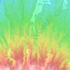 Mapa topográfico Gemarang, altitude, relevo