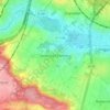 Mapa topográfico Saulx-les-Chartreux, altitude, relevo