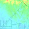 Mapa topográfico Pangkalan Kerinci, altitude, relevo