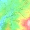 Mapa topográfico Antime, altitude, relevo