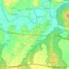 Mapa topográfico Ngasinan, altitude, relevo