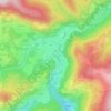 Mapa topográfico Rennweg, altitude, relevo