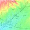 Mapa topográfico Patrang, altitude, relevo