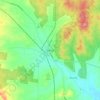 Mapa topográfico Dunolly, altitude, relevo