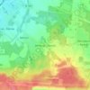 Mapa topográfico Jehserig, altitude, relevo
