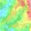 Mapa topográfico Lamas, altitude, relevo
